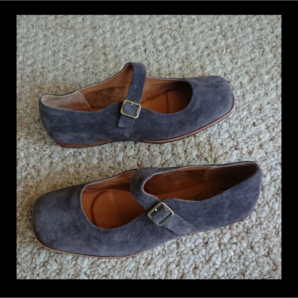 KORK-EASE Prato Suede Mary Jane Flat In Dark Grey size 6.5M - Picture 5 of 14